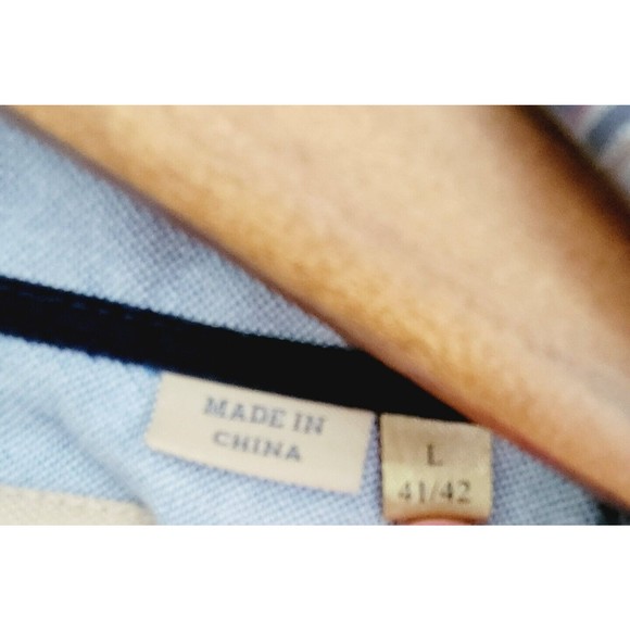 Johann Popken Men's Size Large 41/42 Button Up Plaid Shirt Modern Fit - Picture 6 of 10